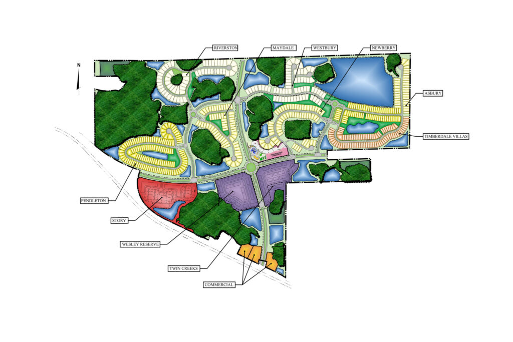 Chapel Crossing Site Map